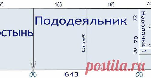 РАСКРОЙ ПОСТЕЛЬНОГО БЕЛЬЯ