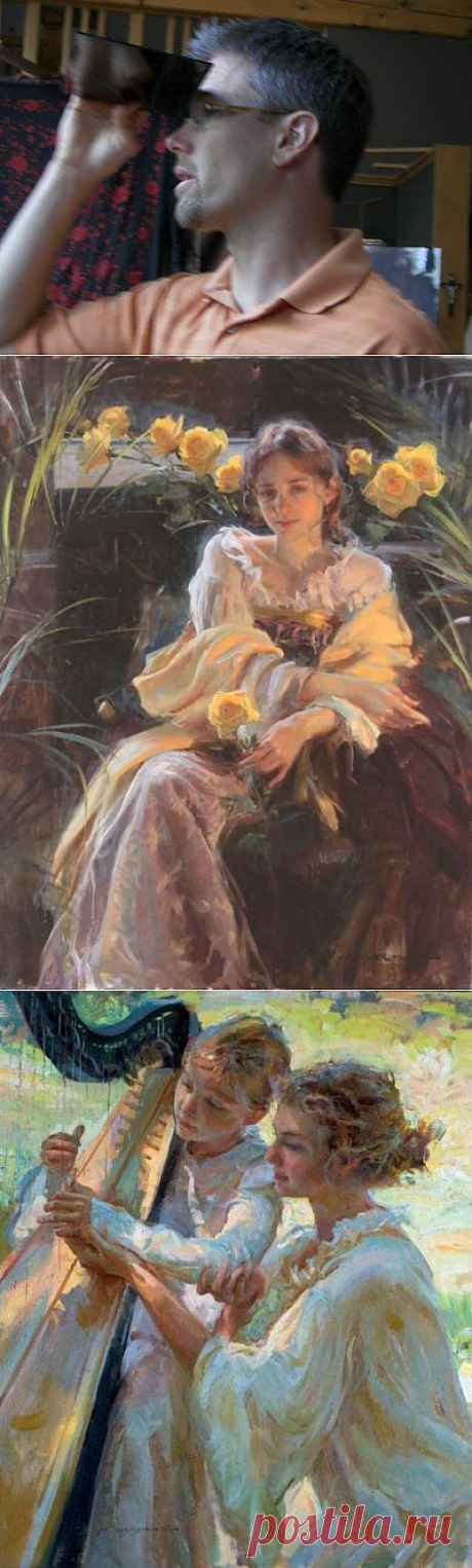 Прекрасные, женские образы. Художник Даниэль Gerhartz. | Наслаждение творчеством