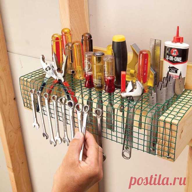 9 практичных идей для хранения в гараже, которые освободят кучу места