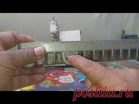 Sacar Bandeja de Aceite Remalladora 4H  GEM 800