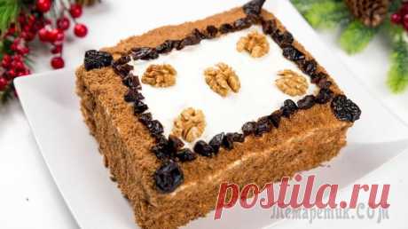 Быстрый и бюджетный торт ✳️ ТОРТ С ОРЕХАМИ И ЧЕРНОСЛИВОМДля коржа:- 4 яйца- 180гр сахара- 100мл растительного масла- 200гр муки- 10гр разрыхлителя- 3 ст.л. какаоДля крема:- 400гр йогурта- 180гр творожной массы- 3 ст.л. сахара...