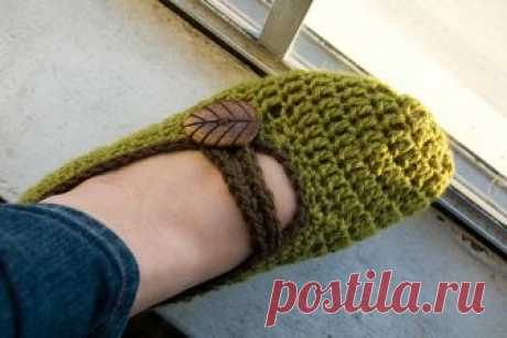Мэри Джейн Тапочки «GOODKNITS // журнал вязания и вязания крючком