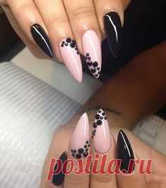 Pink and black