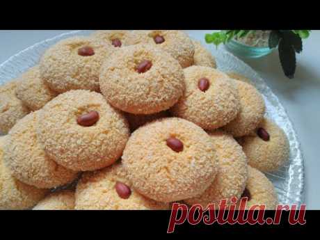 حلوة دواز أتاي (حلوة السميدة) من أسهل وأسرع الحلويات 🔝 ومكوناتها متواجدة فكل بيت