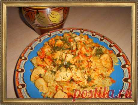 КУРИНЫЙ ПЛОВ В ГОРШОЧКАХ.