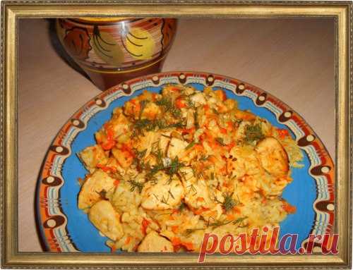 КУРИНЫЙ ПЛОВ В ГОРШОЧКАХ.