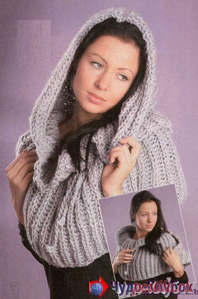 снуд спицами для женщин
