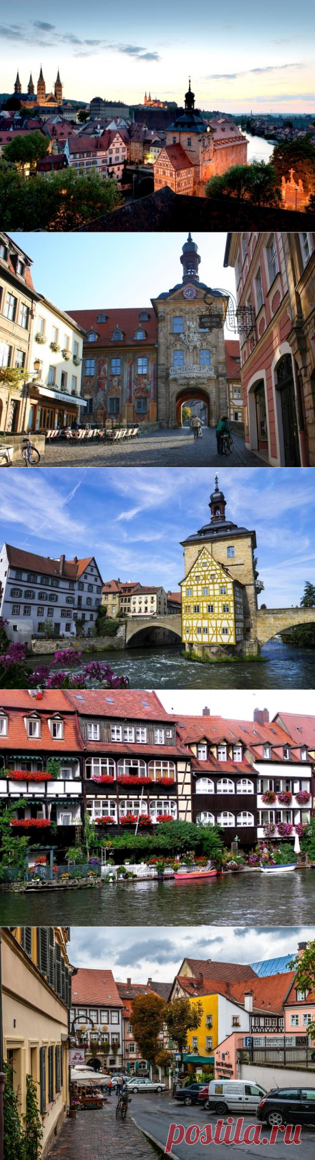 Средневековая жемчужина Баварии: сказочный и импозантный Бамберг