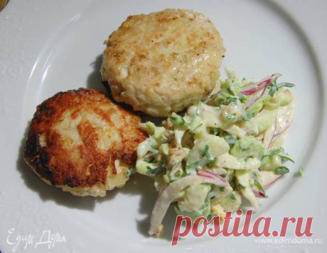 Котлетки из курицы с яблоком . Ингредиенты: куриное филе, яблоки зеленые, лук-шалот | Официальный сайт кулинарных рецептов Юлии Высоцкой