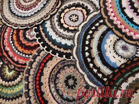 Коврик Крючком Круглый Красивый Клёвый (ноябрь 2020 года)