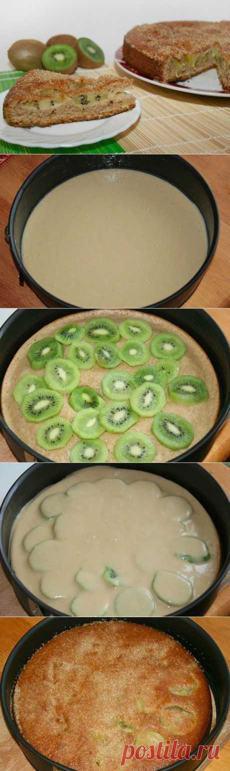 Фруктовый пирог с киви | Четыре вкуса