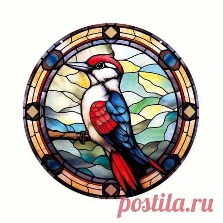 1pc Colgante Ventana Pájaro Carpintero Acrílico Suncatcher - Temu Chile