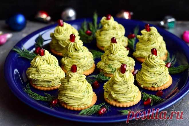 Новогодняя закуска Елочки