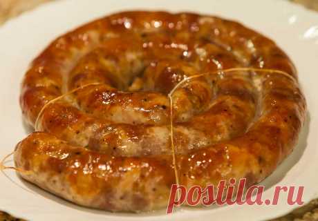 Запечённая свинская колбаса для начинающих колбасников - COOLинарная ПРОпаганда — LiveJournal