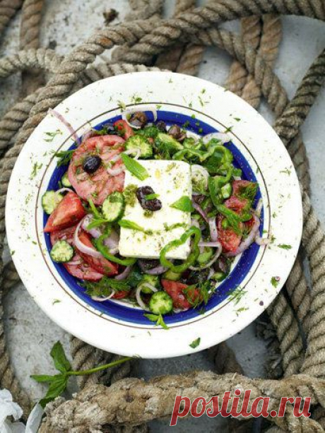 Пасхальные рецепты. Как приготовить греческий салат | Рецепты Джейми Оливера