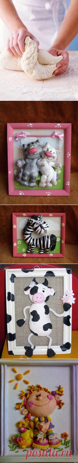 Картины из соленого теста.