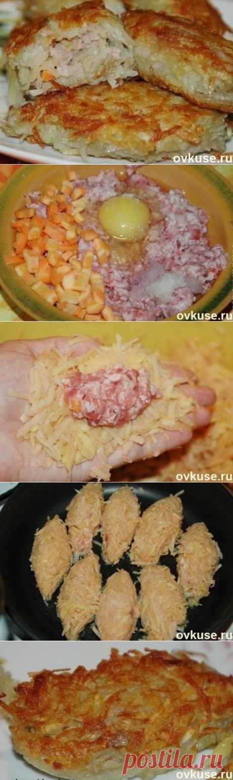 Картофельные зразы с мясным фаршем - Простые рецепты Овкусе.ру