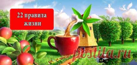 22 правила жизни: соблюдайте их, и мир станет ярче!