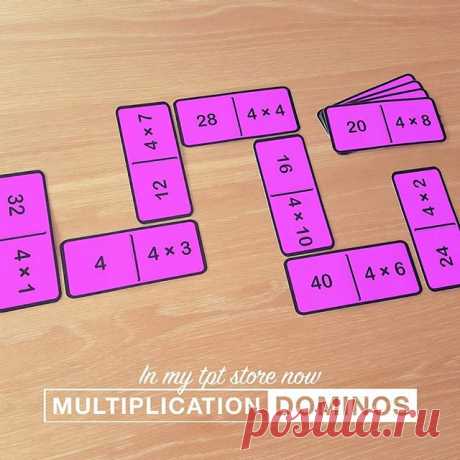These multiplication fact dominos are still one of my favourite resources. So simple, yet so effective! I've got sets for all the times tables as well as the inverse division facts 💜💙💚
