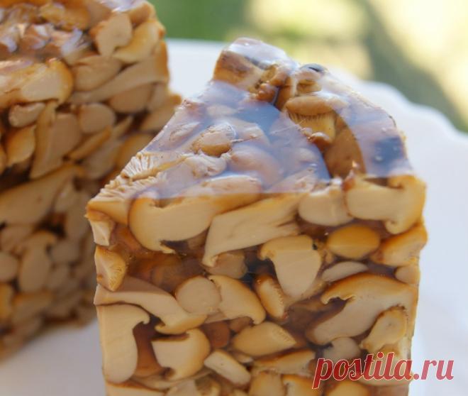 Неожиданное Заливное "Лисичка".