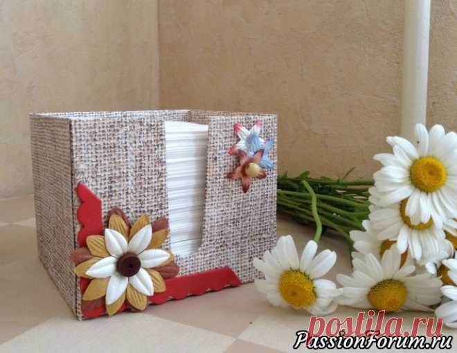 Очень простая салфетница из картона - запись пользователя Ирина (Ирина) в сообществе Работа с бумагой в категории Другие поделки из бумаги и картона
