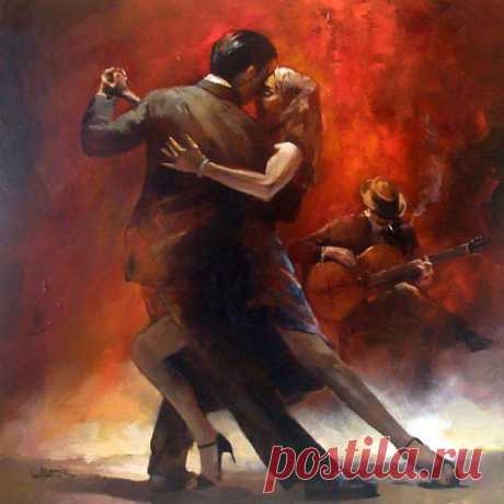 В танце