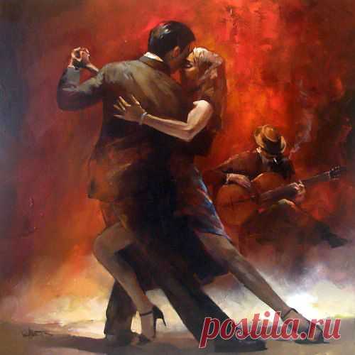 В танце