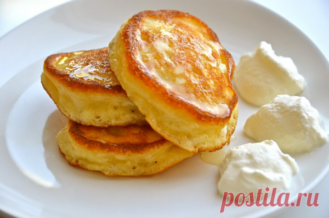 Оладьи на сметане. Готовим пышные оладушки по вкусным рецептам
