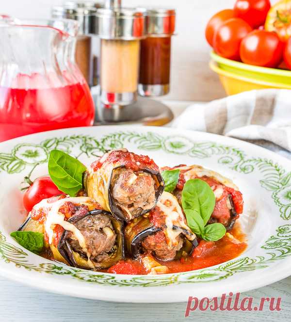 Рулетики из баклажана с мясом - проверенный пошаговый рецепт с фото на Вкусном Блоге