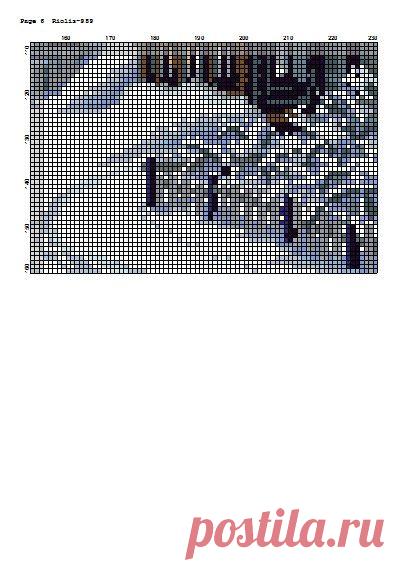 Вышивка крестом. Только цветные схемы! | ВКонтакте