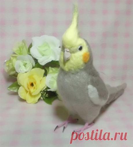 リアルサイズ♪ オカメインコ シナモングレー♂　羊毛フェルト 現在のご注文（配送予定日）情報をショップの「プロフィール」の冒頭に告知しております。ご注文前に必ず御一読ください。※受注製作品です。通常であれば、ご入金確認後、発送まで１０日程度で完成・発送致します。注文が込み合っている場合には、注文時の込み具合により「通常の完成・発送よりも数日から数か月」完成・発送時期が遅れる場合があります。（羽色の変更・うちの子オーダーをご希望の場合には、ご注文前にメッセージを通じご連絡ください）実際の小鳥のお迎えの記念に思い出の小鳥の面影を求めて・・・小鳥を愛する全ての方に喜んでいただけるよう 一針一針、心を込めて生み出します鳥好き さんへの父の日・母の日・敬老の日・ご結婚・新築・お祝い・お見舞い・バレンタインデー・ホワイトデー・クリスマス　などの プレゼント（ギフト）に最適です一瞬、本物かと思わせるような羊毛フェルト製のインコ リアルなオカメインコ作品です。 ほぼ実物大です。 硬く固めていますので、型崩れはしにくいと思います。種類 オカメインコ　素材は ...