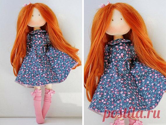 Poupée Art doll Puppen Gift for her Soft doll Rag doll Tilda