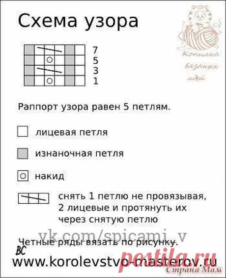 ДЕТСКАЯ ЖИЛЕТКА СПИЦАМИ.
 

Детская жилетка, связанная спицами. Такая жилетка подходит как для девочки, так и для мальчика.
Жилет связан из 100% шерстяной мериносовой пряжи. В таком жилете малышу будет тепло и уютно. Застежка на плече обеспечивает легкость одевания жилета через голову. Жилетка связана без боковых швов. 

Размер: 62
Пряжа: Vita MERINO (100 % шерсть мерино экстрафайн, 144м/50г) 100 г.
Спицы: № 4,5.

Описание работы:
Вязание жилетки в две нити.
Набрать на спи...