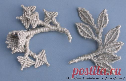 Украшения в технике макраме