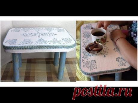 Как сделать столик из картона своими руками. ХоббиМаркет