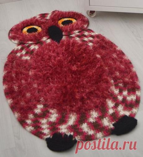 Коврик "Совушка" от Линды Крош.