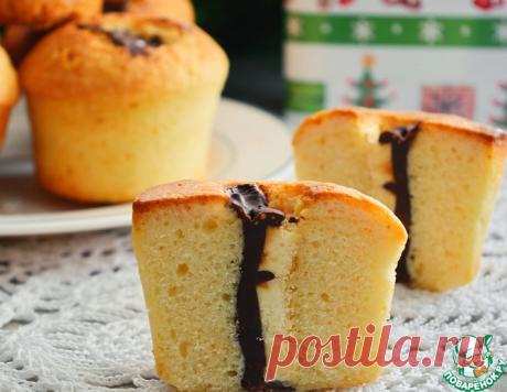 Кексы с шоколадной серединкой – кулинарный рецепт