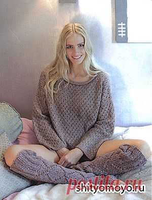 Гетры, связанные спицами. Описание и схемы бесплатно/Носки. Гетры. Гольфы. Лосины./Вязание/Статьи / Шитье, вязание, рукоделие, бисероплетение