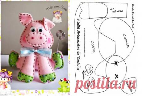фетровые игрушки выкройки поросёнок: 11 тыс изображений найдено в Яндекс.Картинках