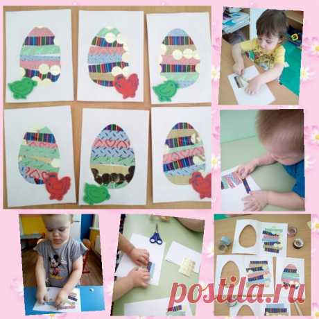 Вот такие Пасхальные открытки смастерили малыши, используя разноцветный скотч)))Частный детский сад "Жираффики" в г.Тольятти, педагог Терещенко Анна.