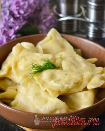 Креплах (еврейские пельмени) — с отварной курицей