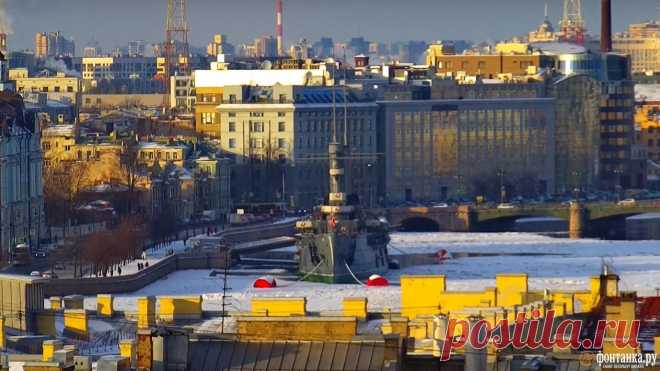 Фото: солнце зимой в Петербурге - 4 февраля 2025 - ФОНТАНКА.ру