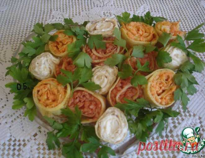 Пикантная закуска по-быстрому – кулинарный рецепт