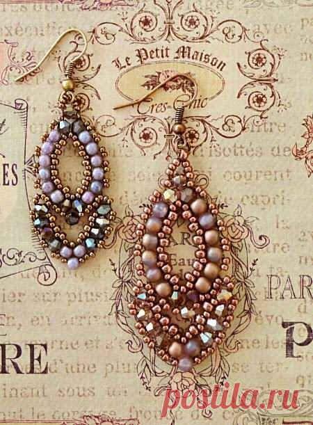 Бисероплетение для начинающих. Как сплести серьги из бисера своими руками