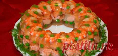 Заливная рыба: пошаговые рецепты с желатином фото