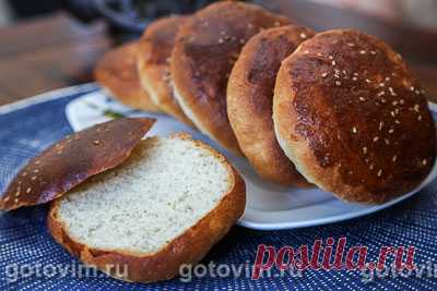 Булочки для гамбургеров. Рецепт с фото / Готовим.РУ