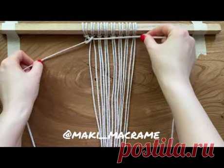 Macrame tutorial - YouTube