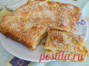 Чудесный и вкуснейший заливной пирог с картошкой и курицей