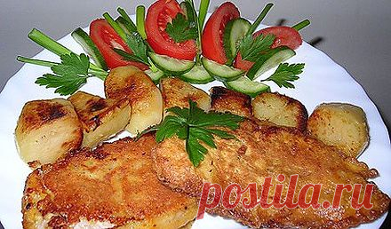 Эскалоп из свинины кулинарный рецепт приготовления