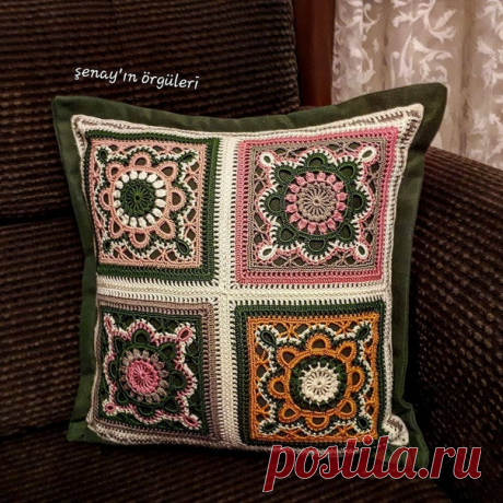 #подушкакрючком